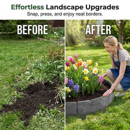 🌼🍀Best Seller in summer 49% Off🔥Easy Install Cobblestone Garden Border - 5M Edging Kit