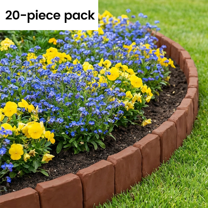 🌼🍀Best Seller in summer 49% Off🔥Easy Install Cobblestone Garden Border - 5M Edging Kit